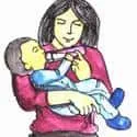 Child Sucking Milk (277) illustration