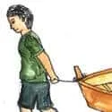 Pulling Boat (308) illustration