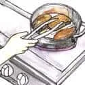 Frying Food (325) illustration