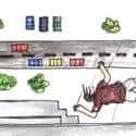 Suicide By Jump Down From Upstair (411) illustration