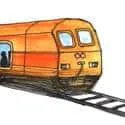 Travel By Train (583) illustration