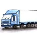Trucks Convey Goods (629) illustration