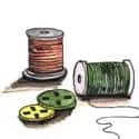 Button And Thread (676) illustration