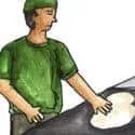 Selling Roti Canai (679) illustration