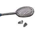 Badminton Racket (680) illustration