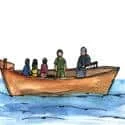Load People By Sampan (684) illustration