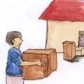 Malay Moving House (700) illustration