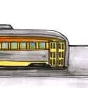 Travel By Tram (708) illustration