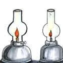 Oil Lamp (727) illustration