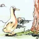 Gosling Eat Grass (736) illustration
