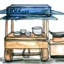 Selling Hokkien Mee (749) illustration