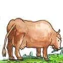 Cow Grazing (766) illustration