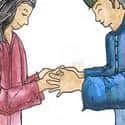 Muslim Greeting (767) illustration