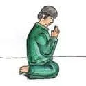 Muslims Pray (768) illustration
