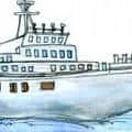 Steamship (858) illustration