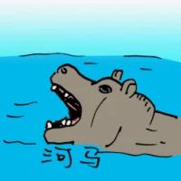 Hippopotamus (0514) illustration