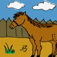 Horse (0533) illustration