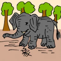 Elephant (0548) illustration