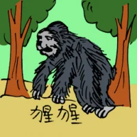 Gorilla (0557) illustration