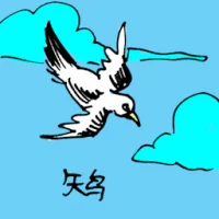 Bird Flying (0619) illustration