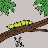 Silkworm (0812) illustration
