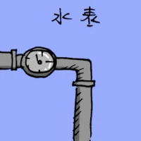 Water Meter (1718) illustration