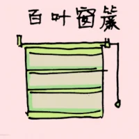 Window Blinds (1736) illustration