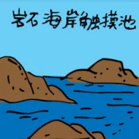 Rocky Shore Touch Pool (2252) illustration