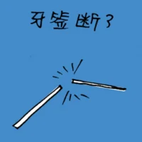 Broken Toothpick (3074) illustration