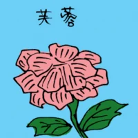 Pink Hibiscus (3539) illustration