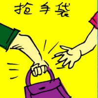Snatching Handbag (5314) illustration