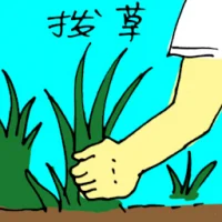 Picking Weeds (5325) illustration