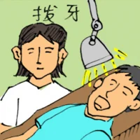 Extracting / Pulling Tooth (5500) illustration
