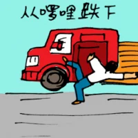 Fell Off From Lorry (5765) illustration