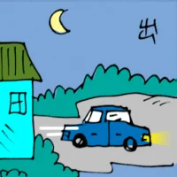Going Out (6046) illustration