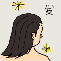 Long Hair (6102) illustration