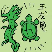 Jade Dragon Turtle (6375) illustration
