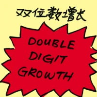 Double Digit Growth (7204) illustration