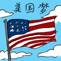 American Dream (7495) illustration