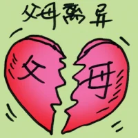 Parents Divorced (8039) illustration