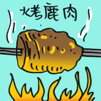 Grilled Deer Meat (8048) illustration