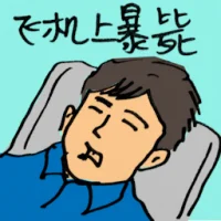 Died Suddenly On Plane (9592) illustration